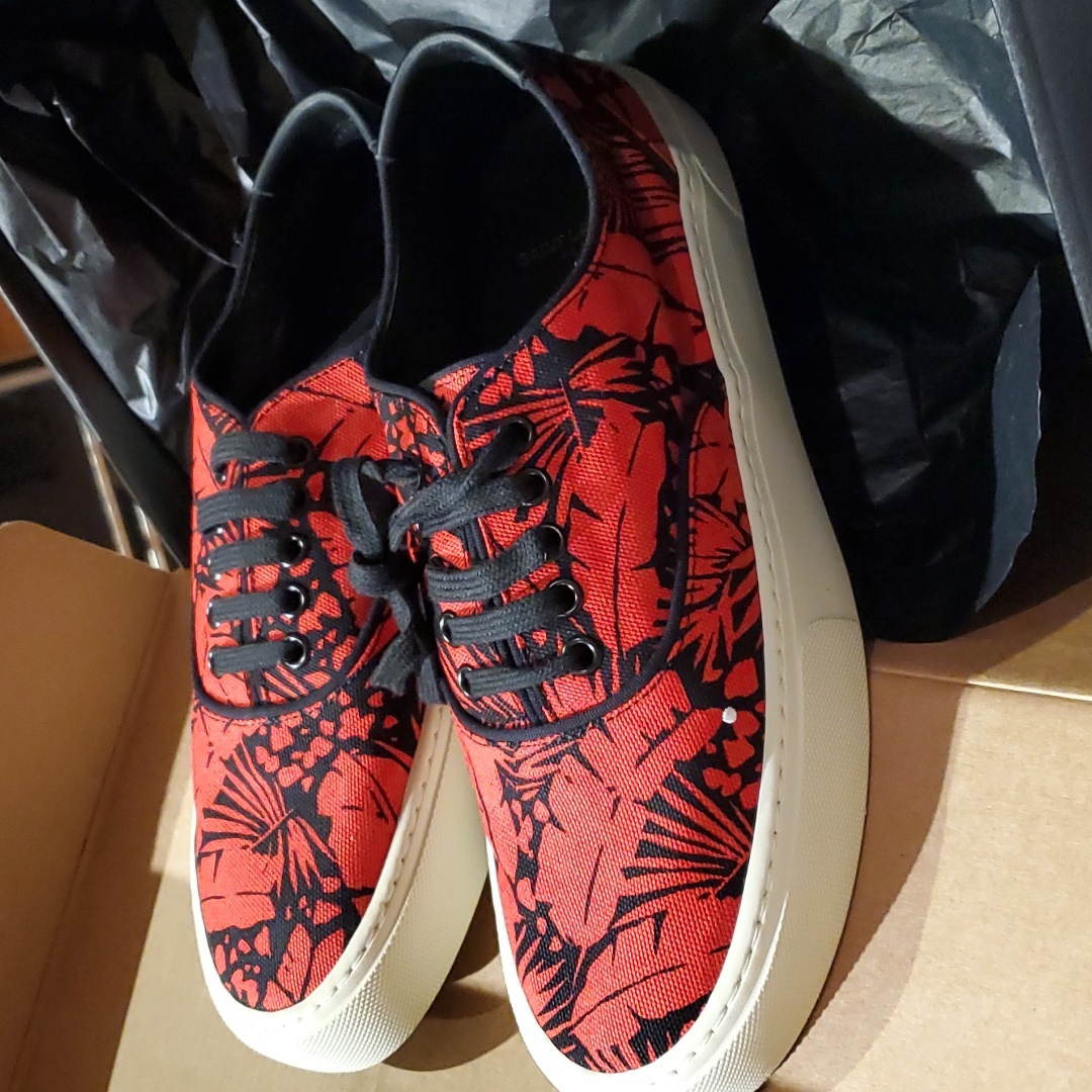 Sz 40 Nib $520 Saint Laurent Sneakers